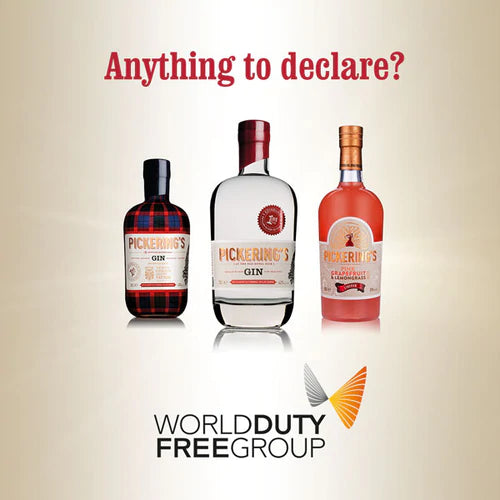 Pickering's Gin now available to buy at World Duty Free!