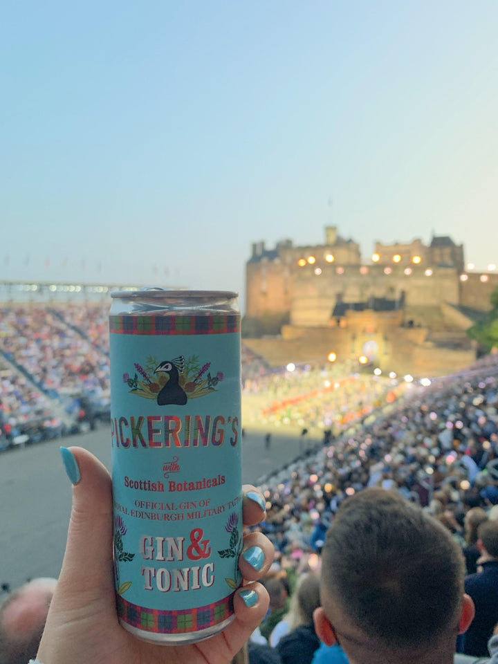 Pickering's Gin and Tonic Can at the Royal Edinburgh Military Tattoo