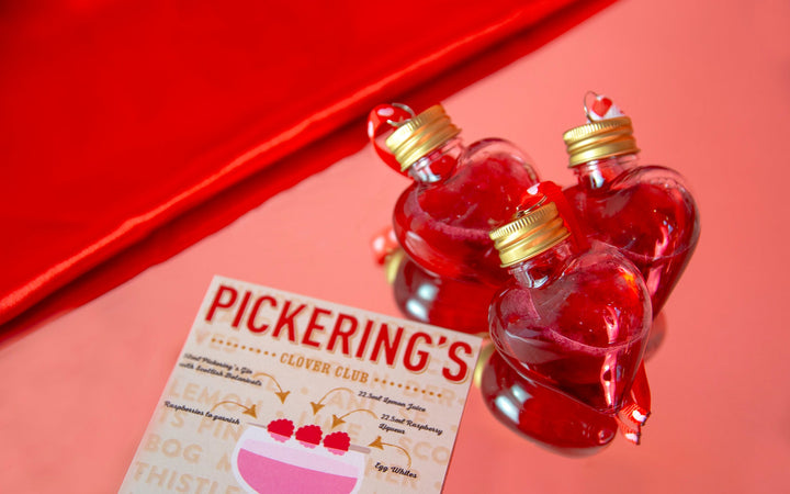 Heart shaped gin baubles