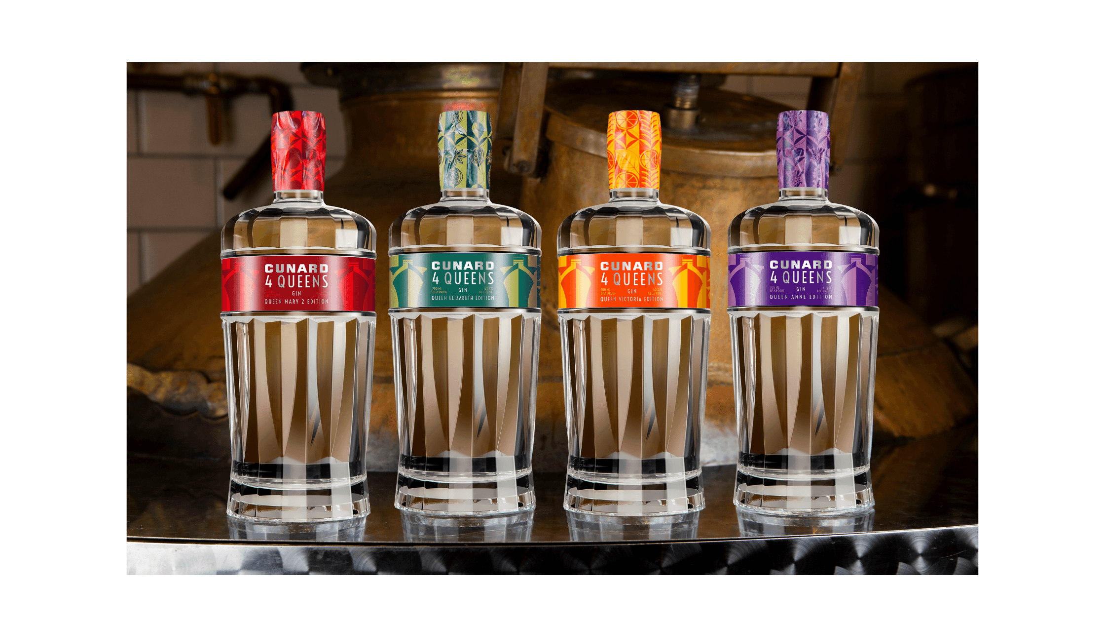 Our Partnership with Cunard Cruises - 4 Queens Gin - SummerhallDistillery