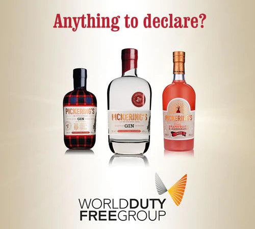 Pickering's Gin now available to buy at World Duty Free! - SummerhallDistillery