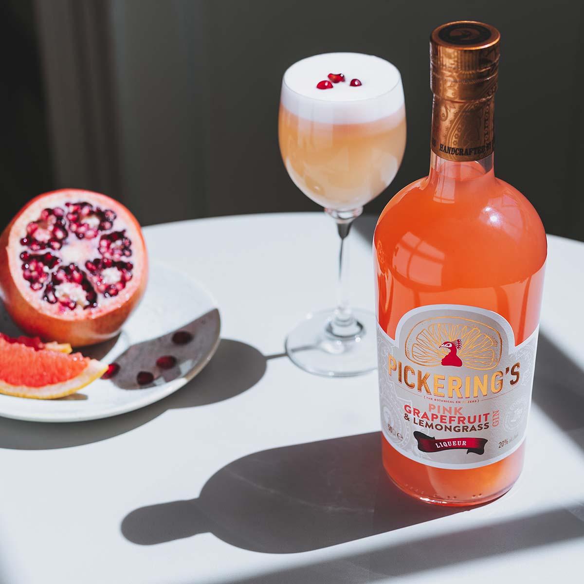 Pickering's Pink Grapefruit & Lemongrass Liqueur - SummerhallDistillery
