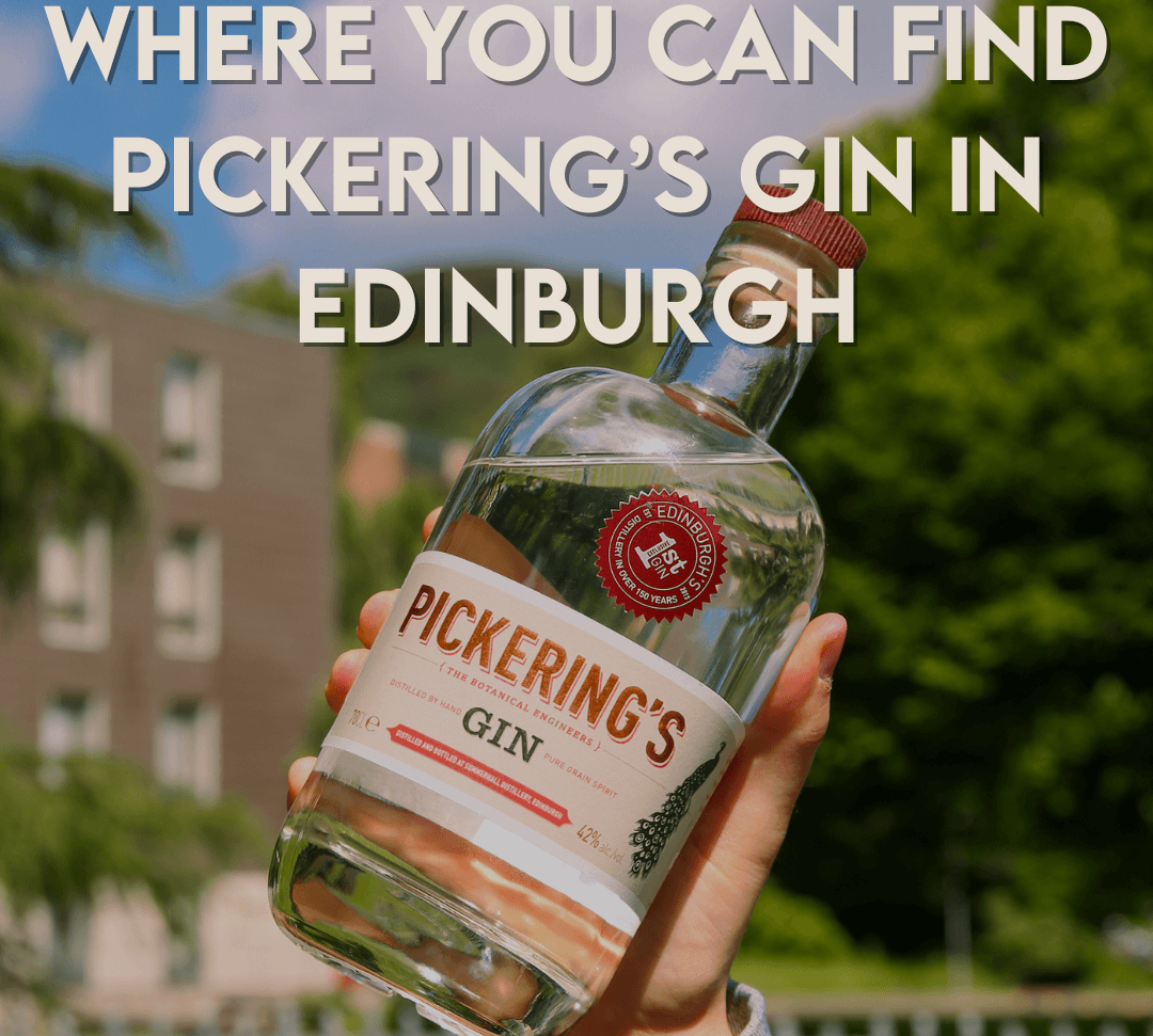 Where you can find Pickering's Gin in Edinburgh - SummerhallDistillery