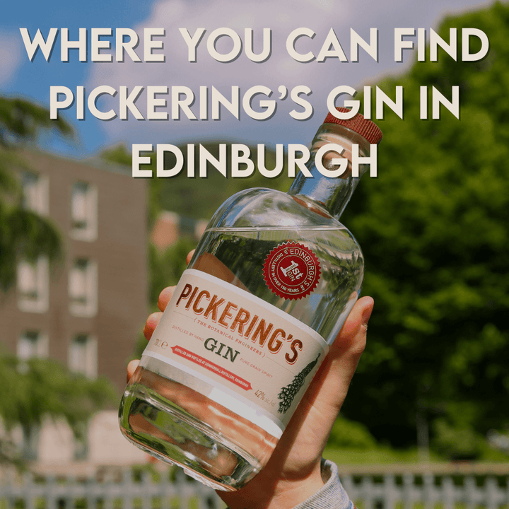 Where you can find Pickering's Gin in Edinburgh - SummerhallDistillery