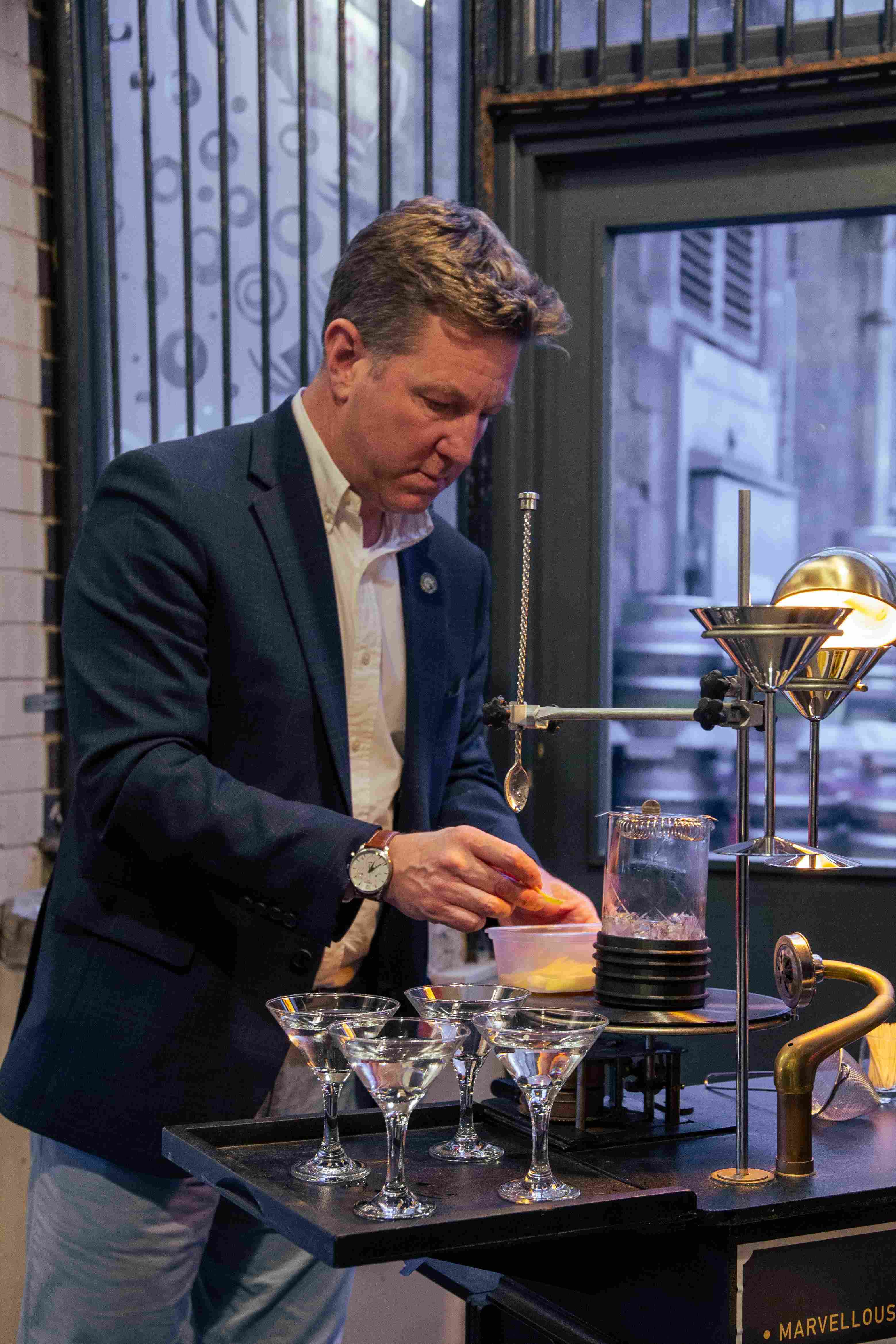 Marcus Making Martinis