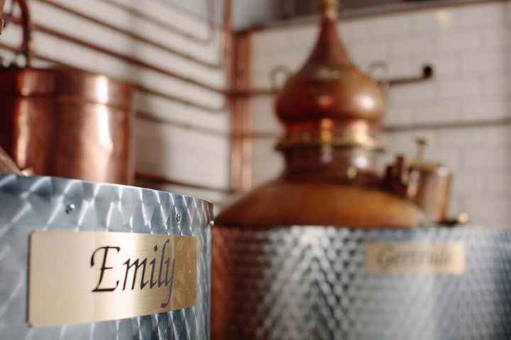 Stills in Summerhall Distillery