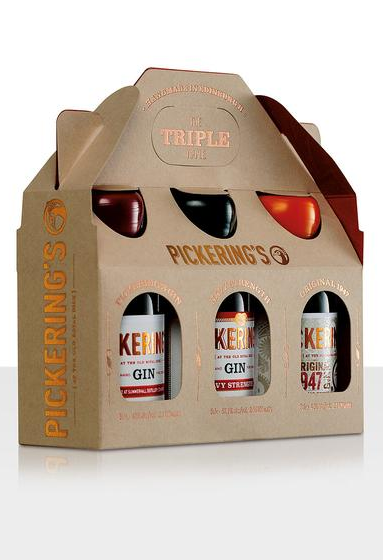 Pickering's Gin Triple Tipple Gift Pack