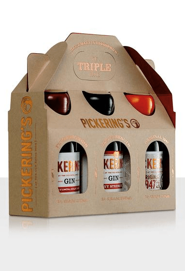 Pickering's Gin Triple Tipple Gift Pack - SummerhallDistillery