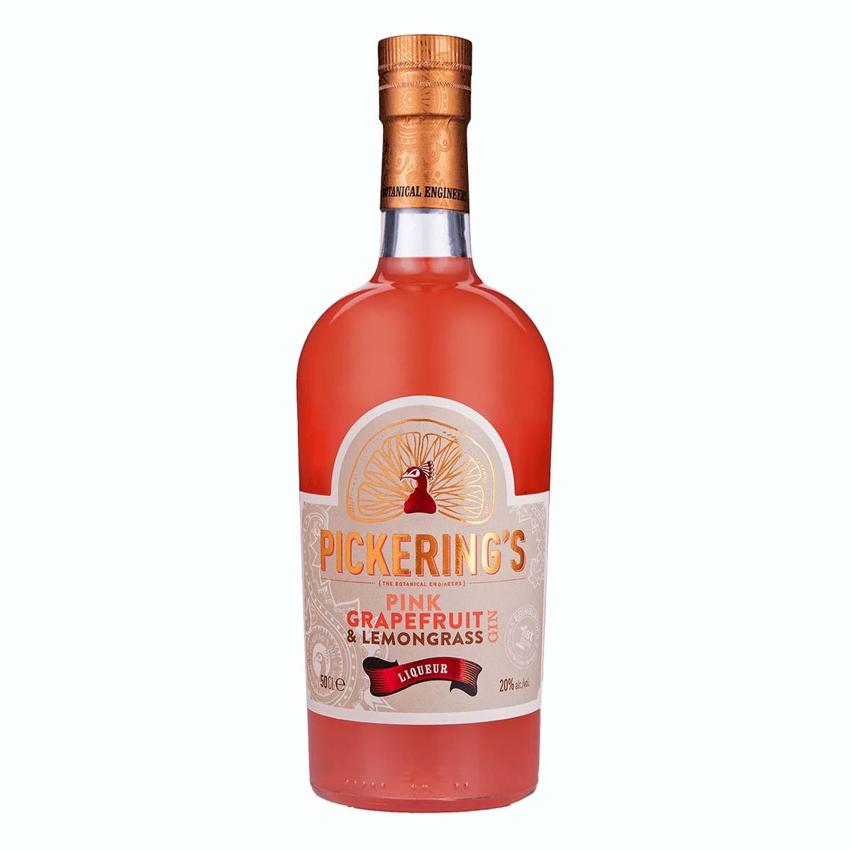 Pickering's Pink Grapefruit & Lemongrass Gin Liqueur - SummerhallDistillery